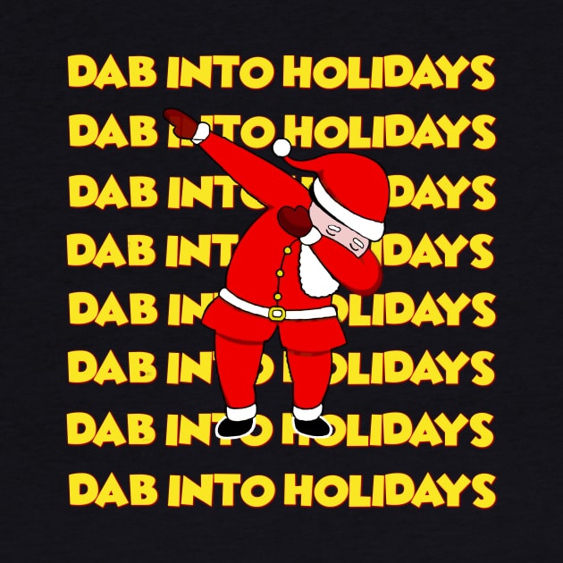 Dab into Holidays - Santa Dabbing - Santa Claus Dab by MADesigns